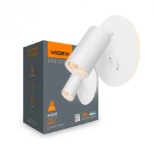 Videx Videx G10-es foglalatú fehér fali lámpa kapcsolóval világítás
