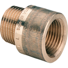 VIEGA 100mm 3/4″ vörösöntvény csaphosszabbító (359577) hűtés, fűtés szerelvény