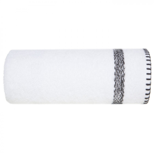  Viera pamut törölköző melange csíkkal Fehér 50x90 cm lakástextília