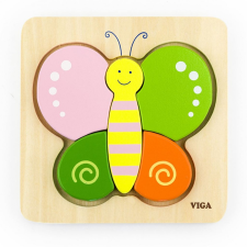 Viga Fa képes kirakó puzzle Viga Pillangó puzzle, kirakós