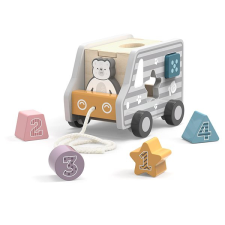 Viga Fa kirakós és kirakós - teherautó szürke puzzle, kirakós