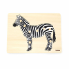 Viga Gyermek fa puzzle Montessori Viga Zebra