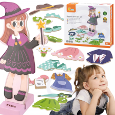 Viga mágneses öltöztetős játék 3 éves kortól puzzle, kirakós