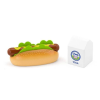 Viga Toys Játék Hot dog és tej