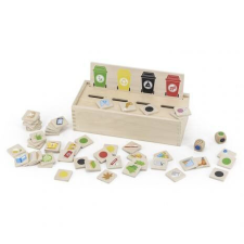 Viga Toys Szelektív hulladékgyűjtő - Fajáték társasjáték