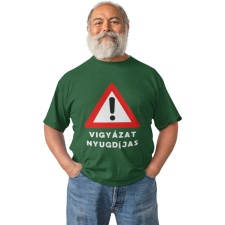  Vigyázat Nyugdíjas - Férfi Póló férfi póló