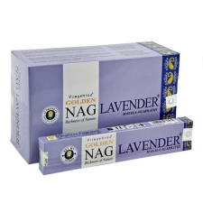 Vijayshree Fragrance Golden Nag füstölő - Levendula (Lavender) füstölő