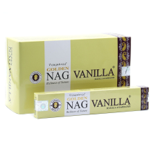 Vijayshree Fragrance Golden Nag füstölő - Vanília (Vanilla) füstölő