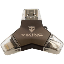 Viking USB Pendrive 64GB 4in1 fekete pendrive