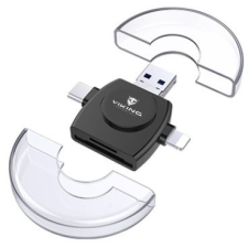 Viking V4 USB 3.0 4in1 Black memóriakártya