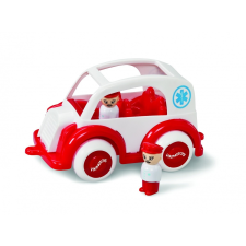 Vikings Jumbo mentőautó - Piros/fehér (045-1266) autópálya és játékautó