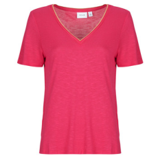Vila Rövid ujjú pólók VINOEL Rózsaszín EU L
