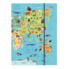 Világ állatai gumis mappa A/4, MZ mappa
