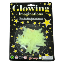 Világító, Fluoreszkáló csillagok - vegyes méretben dekoráció