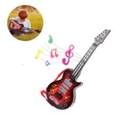  Világító játék elektromos gitár gyerekeknek – 4 húros (BBJ játékhangszer
