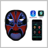 Világító LED Arcmaszk Bluetooth Alkalmazással holm7149