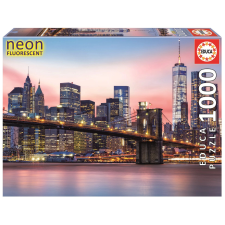 Világító puzzle Brooklyn híd New York 1000 darab puzzle, kirakós