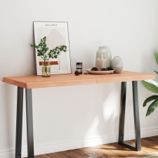 világosbarna kezelt tömör asztallap 140x60x(2-6) cm bútor