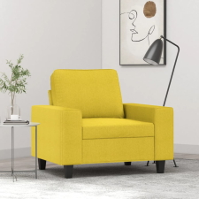  világossárga szövet kanapéfotel 60 cm bútor