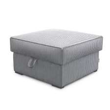  Világosszürke SMART COSARO tárolós puff, 65x65 cm bútor