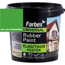 VILÁGOSZÖLD - FARBEX RUBBER PAINT SZUPER ELASZTIKUS FESTÉK 1,2 KG zománcfesték