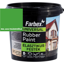  VILÁGOSZÖLD - FARBEX RUBBER PAINT SZUPER ELASZTIKUS FESTÉK 1,2 KG zománcfesték