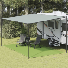 világoszöld HDPE sátorszőnyeg 300x500 cm kemping felszerelés