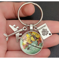 Világutazó kulcstartó kulcstartó