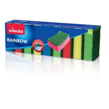 Vileda Mosogatószivacs, 9 db, VILEDA Rainbow (KHT213) takarító és háztartási eszköz