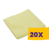 Vileda Professional Vileda Prof. MicroTuff Base mikroszálas törlőkendő 36x36cm Sárga 5db (Karton - 20 csomag)