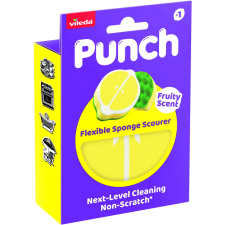 Vileda Punch Lemon szivacs tisztító- és takarítószer, higiénia