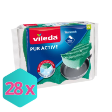  Vileda Pur Active NON-SCRATCH mosogatószivacs 2db KARTON - 28 db tisztító- és takarítószer, higiénia