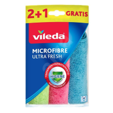 Vileda Törlőkendő VILEDA Ultrafresh mikroszálas 3db tisztító- és takarítószer, higiénia