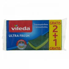Vileda Ultra Fresh szivacs 3 db takarító és háztartási eszköz