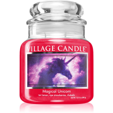 Village Candle Magical Unicorn illatgyertya (Glass Lid) 389 g gyertya