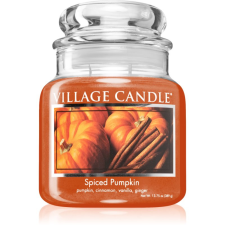 Village Candle Spiced Pumpkin illatgyertya (Glass Lid) 389 g gyertya