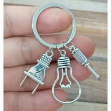 Villanyszerelő kulcstartó kulcstartó