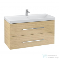 Villeroy &amp; Boch Avento 100cm-es alsószekrény Nordic Oak színben A892 00 VJ ( A89200VJ ) fürdőszoba bútor