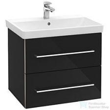 Villeroy &amp; Boch Avento 60cm-es alsószekrény Crystal Black színben A889 00 B3 ( A88900B3 ) fürdőszoba bútor