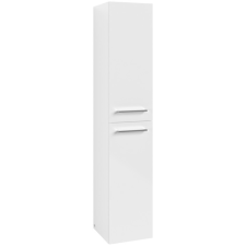 Villeroy &amp; Boch Avento Magasszekrény, zsanér bal oldalon 350 mm Brilliant White fürdőszoba bútor