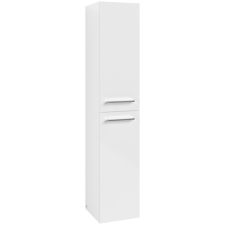 Villeroy &amp; Boch Avento Magasszekrény, zsanér jobb oldalon 350 mm Brilliant White fürdőszoba bútor