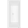 Villeroy &amp; Boch Collaro 180x80 egyenes fürdőkád, fehér le-túlfolyóval UBA180COR2PV-01