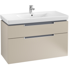 Villeroy &amp; Boch Subway 2.0 fürdőszoba bútor 1000 mm Soft Grey (mosdókagyló nélkül) fürdőszoba bútor