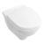Villeroy & Boch Wc soft close ülőkével falra szerelhető Villeroy & Boch O.Novo fehér színben fényes felülettel hátsó kifolyással 5660H101