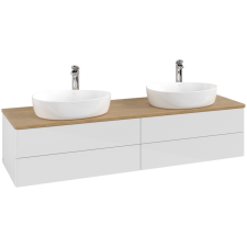 Villeroy & Boch Antao szekrény 160x50x36 cm Függesztett, mosdó alatti fehér K28051GF fürdőszoba bútor