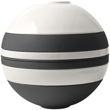 Villeroy & Boch ICONIC LA BOULE BLACK & WHITE tányér és evőeszköz