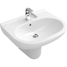 Villeroy & Boch O.Novo mosdótál 65x51 cm félkör alakú fehér 516065R1 fürdőkellék