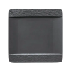 Villeroy & Boch Sekély tányér, Villeroy & Boch Manufacture Rock 28x28 cm, fekete