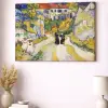  Vincent van Gogh - A menhely kertje vászonkép