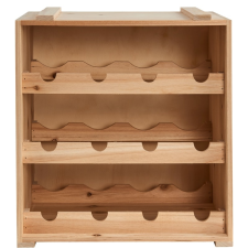 VINOTHEK boros polc natur 36x32x39cm bútor